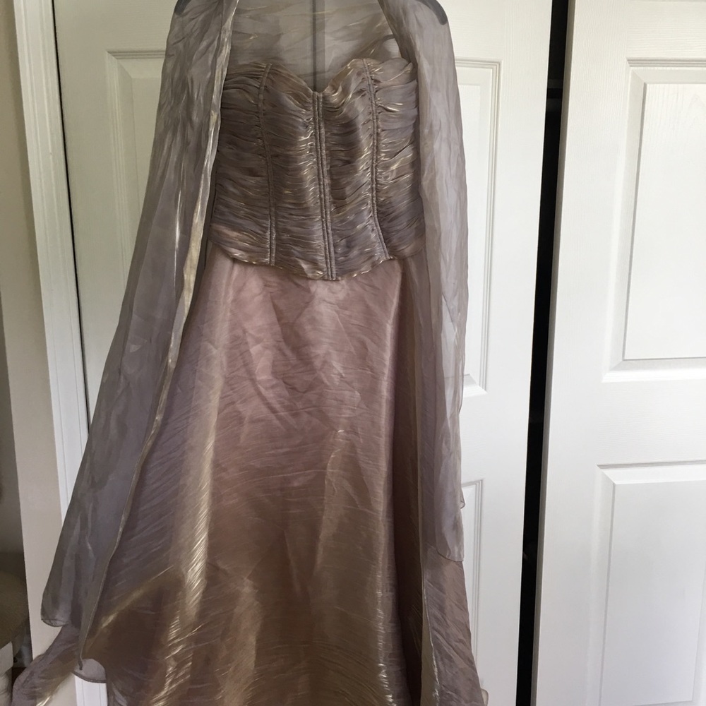 Gold formal gown